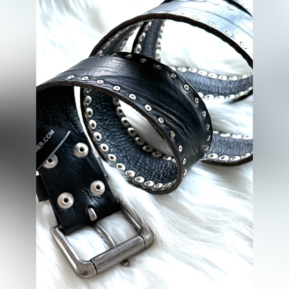 BRAVE Leather - Black Leather Studded - Picture 4 of 13